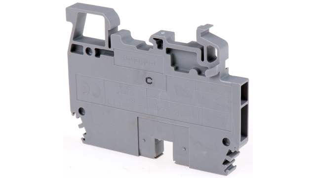 Entrelec 1SNA115479R2300 SNA Series DIN Rail Terminal Block Grey, 4 mm², 1-Level, Screw | 1SNA115479R2300