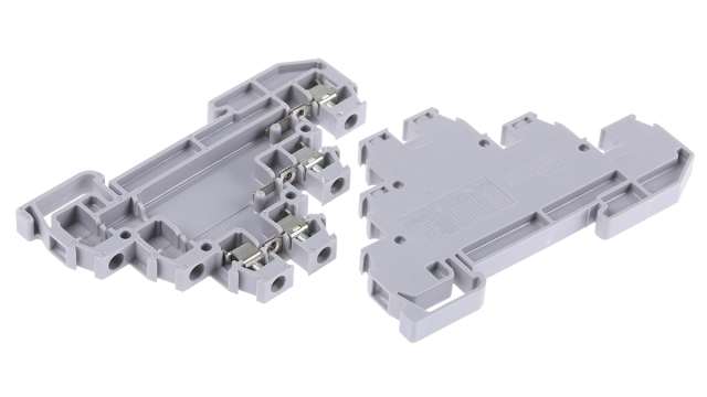 Entrelec 1SNA115542R1200 SNA Series DIN Rail Terminal Block Grey, 2.5 mm², 3-Level, Screw | 1SNA115542R1200