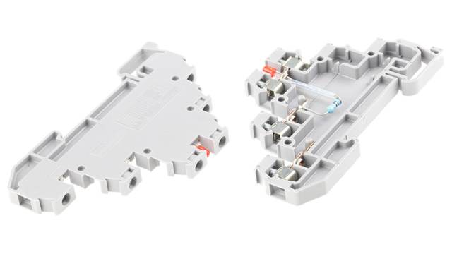 Entrelec 1SNA115537R0500 SNA Series DIN Rail Terminal Block Grey, 2.5 mm², 3-Level, Screw | 1SNA115537R0500