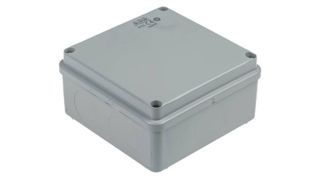 ABB Grey Thermoplastic, Polyamide 66 Junction Box, IP55, IP44, IP67, IP68, IP65, 100 mm, 100 mm 35 mm | 00846  M008460000