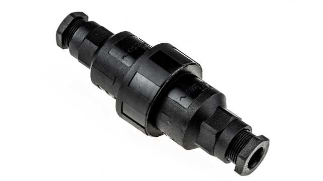 Bulgin 3 Pole IP68 Rating Cable Main In-Line Connector Male/Female, 16A | PX0777