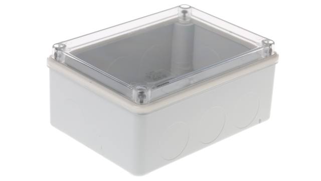 ABB Grey Polyamide 66, Thermoplastic Junction Box, IP67, IP68, IP65, IP44, IP55, 153 mm, 110 mm 35 mm | 00872  M008720000