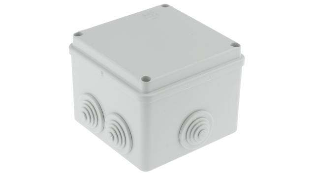 ABB Grey Thermoplastic Junction Box, IP67, IP65, IP44, IP68, IP55, 100 mm, 100 mm 35 mm | 00821  M008210000