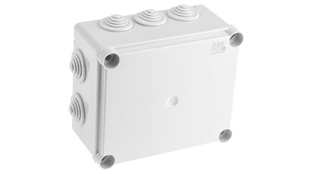 ABB Grey Thermoplastic, Polyamide 66 Junction Box, IP67, IP68, IP65, IP55, IP44, 77 mm, 160 mm 35 mm | 1SL0824A00  1SL0824A00