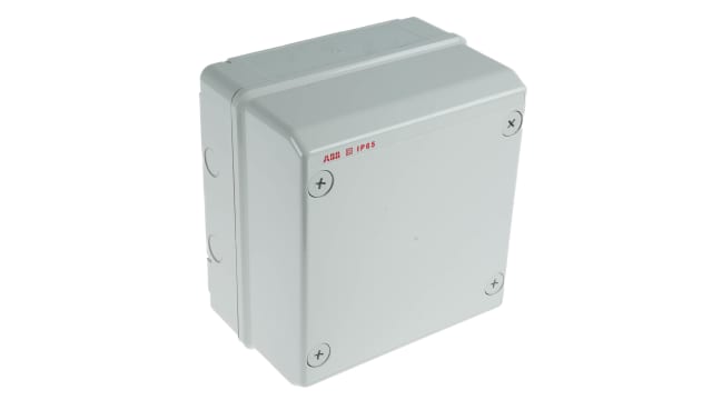 ABB Grey Polycarbonate Junction Box, IP65, 140 mm 220 mm | 12808  M128080020