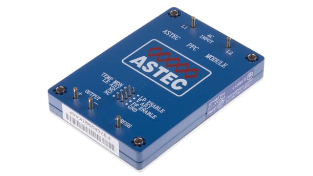 Artesyn Switching Power Supply, AIT02ZPFC-01NL, 393V dc, 1.83A, 720W, 1 Output, 85 → 264V ac Input Voltage | AIT02ZPFC-01NL