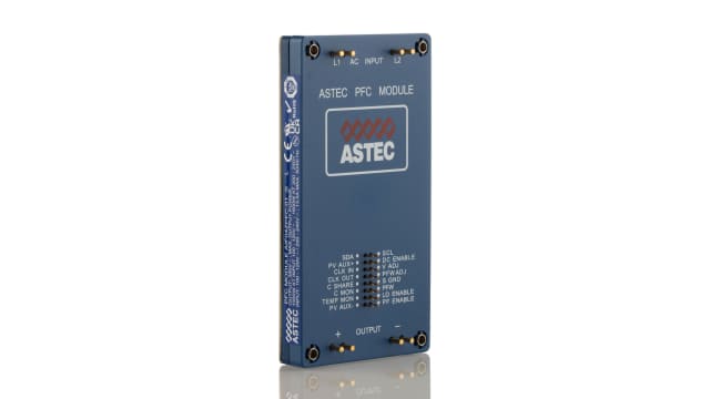 Artesyn Switching Power Supply, AIF04ZPFC-01L, 380V dc, 4.2A, 1.6kW, 1 Output, 120 → 370 V dc, 85 → 264 V | AIF04ZPFC-01L
