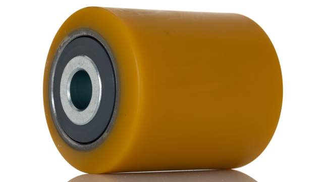 Tente Yellow Polyurethane Sealed Bearings Trolley Wheel, 2000 kg | ETX 085X105-Ø20 NL110 TYPE E