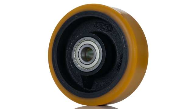 Tente Brown Polyurethane Corrosion Resistant Trolley Wheel, 1400 kg | FTP 150X50-Ø20 NL60