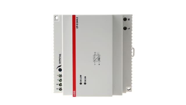 ABB CP-D Switched Mode DIN Rail Power Supply, 90 → 264 V ac / 120 → 370V dc ac, dc Input, 24V dc dc | 1SVR427045R0400 - CP-D 24/4.2