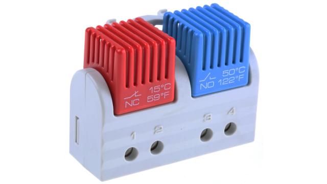 STEGO FTD 011 NO/NC Enclosure Thermostat, 10 A, 120/250 V ac, 80 °C, -40 °C | 01163.0-00