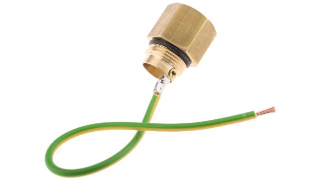 MK Electric Earthing Lead Adapter Brass 20 mm Diameter | 9933