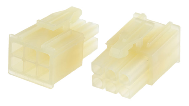 TE Connectivity, MATE-N-LOK Wire to Wire Connector Cable, 6 Crimp, 600 V ac 9.5A | 172339-1