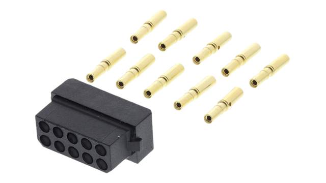 HARWIN Datamate Connector Kit Containing 10 way DIL Female Shell, Crimps | M80-8881005
