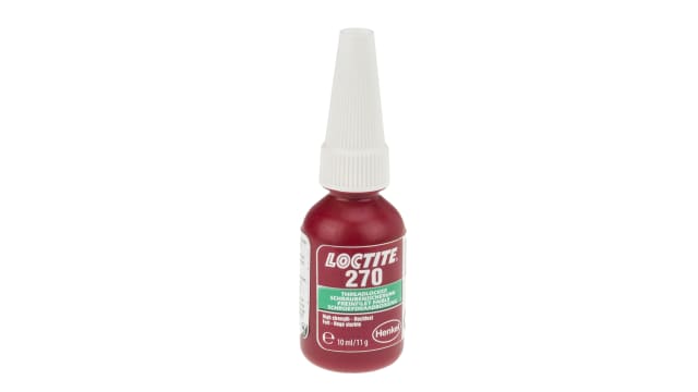 Loctite Loctite 270 Green Thread lock, 10 ml, 24 h Cure Time | 1336326