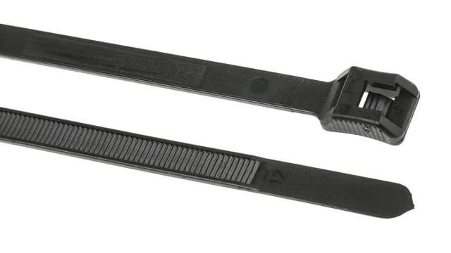 Legrand Cable Tie, Conduit, 260 mm x 7.6 mm, Black Polyamide 66 | 0 319 30