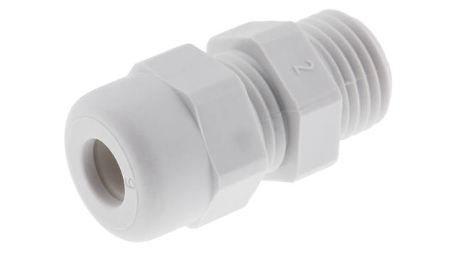SIB WADI-TEC Series Grey PA 6 Cable Gland, PG7 Thread, 3mm min., 6mm max., IP68 | Z6100700R