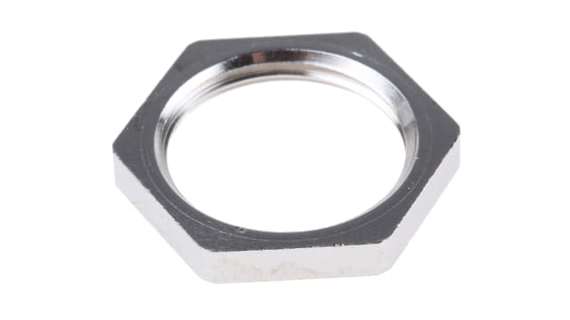 SIB Nickel Nickel Plated Brass Cable Gland Locknut, M20 Thread | D4320104