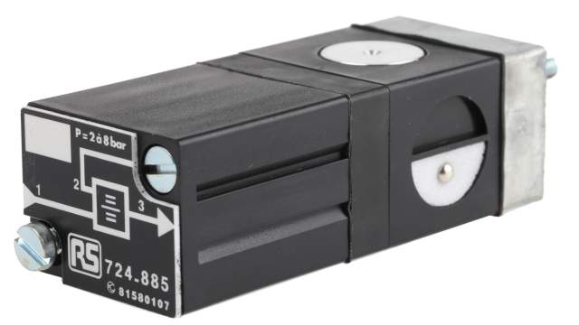 Crouzet Pneumatic Manual Control Valve 74005PU Series, III B | 81580101