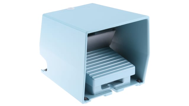 Schneider Electric Industrial Duty Momentary On-Off Foot Switch - Metal Case Material, SPDT, 270 mA @ 250 V dc, 3 A @ | XPEM510