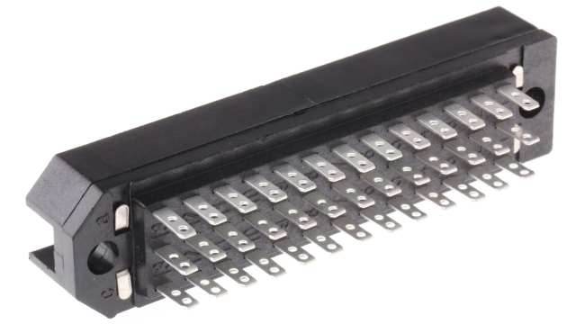 Telegartner, J000 Straight 39 Way DIN 41612 Connector 2.54 mm Pitch Male 2 Row | J00042A0909