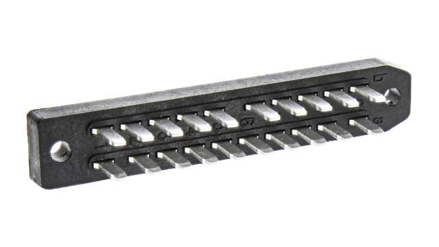 Telegartner J00045A0916, DIN 41612 Connector, 20-Way, 2 Row, J000 Straight Male | J00045A0916