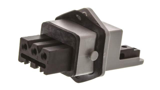 Hirschmann, ST IP54 Black, Grey Front Mount 3P + E Industrial Power Socket, Rated At 16A, 250 V, 400 V | 932142106 STAKEI 3 N