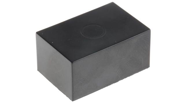 OKW Black Thermoplastic Potting Box Lid, 30 mm 15 mm, 20 mm | AS052810
