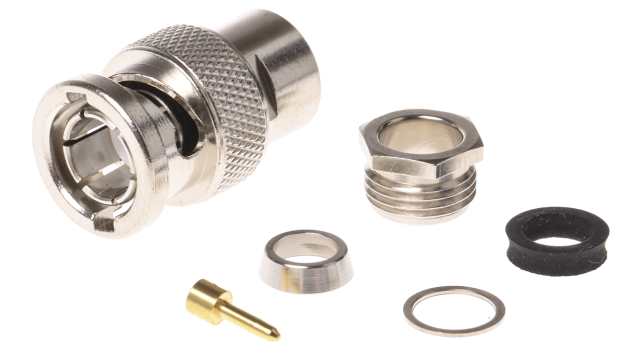 Telegartner BNC Series Cable Male BNC, 75 Ω, Straight Body Clamp | J01002A0609