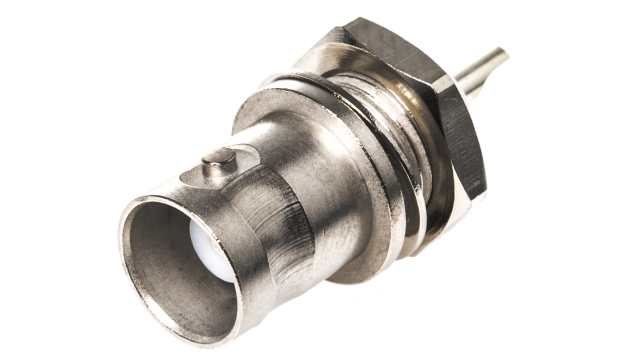 Telegartner BNC Series Panel Mount Female BNC, 50 Ω, Straight Body Solder | J01001B0615