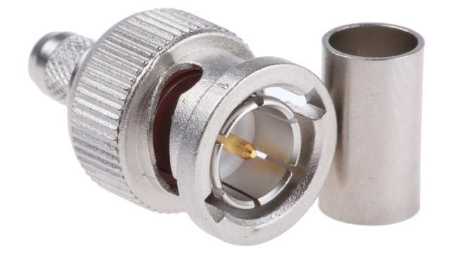 Telegartner BNC Series Cable Male BNC, 75 Ω, Straight Body Crimp | J01002A1261