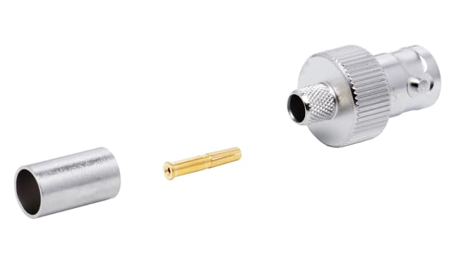 Telegartner BNC Series Cable Female BNC, 75 Ω, Straight Body Crimp | J01003A1369