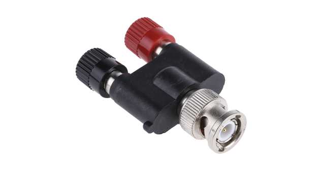 Telegartner Red, Black Male Binding Post With Brass contacts and Gold Plated | J01008A0627