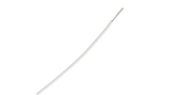 TE Connectivity M22759 Series White 0.5 mm² Hook Up Wire, 20 AWG, 19 / 32 AWG, 100m, ETFE Insulation, M22759/34-20-9 | M22759/34-20-9