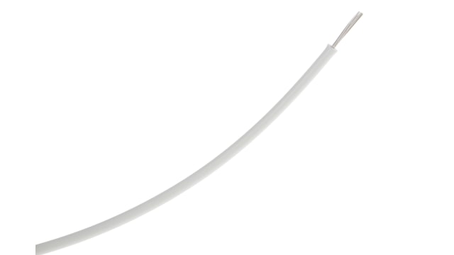 TE Connectivity M81044 Series White 3.31 mm² Hook Up Wire, 12 AWG, 37 / 28 AWG, 100m, Polyalkene Insulation, | M81044/12-12-9