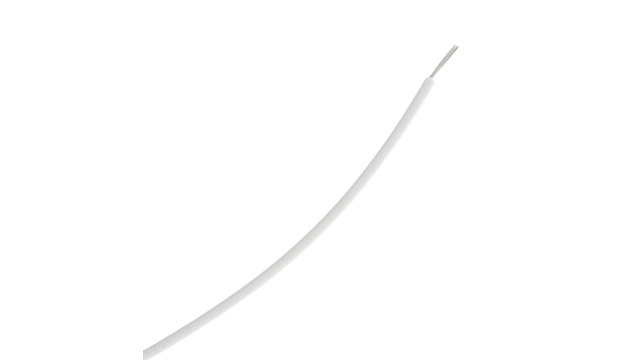 TE Connectivity M81044 Series White 1.3 mm² Hook Up Wire, 16 AWG, 19 / 29 AWG, 100m, Polyalkene Insulation, | M81044/12-16-9