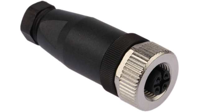 binder Circular Connector, 4 Contacts, Cable, M12 Connector, Socket, Female, IP67, 713 Series | 99 0430 14 04