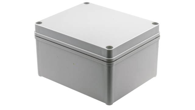 Fibox Piccolo Series Grey Grey Lid Polycarbonate Enclosure, IP67, IP66, IK08 95 mm, 170 mm, 140 mm | PC H 95 G ENCLOSURE
