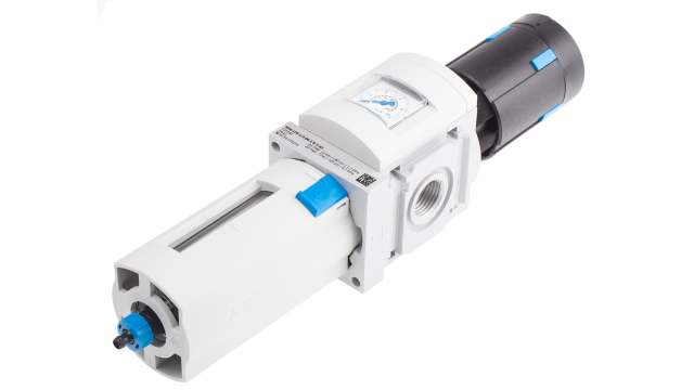 Festo MS6 Filter Regulator, 40 μm, 1/2 in, Automatic, 12 bar, 529182 | MS6-LFR-1/2-D6-ERV-AS
