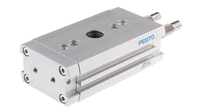 Festo DRRD Series 10 bar Double Acting Action Pneumatic Rotary Actuator, 16 mm Bore, 180 ° | DRRD-16-180-FH-Y9A