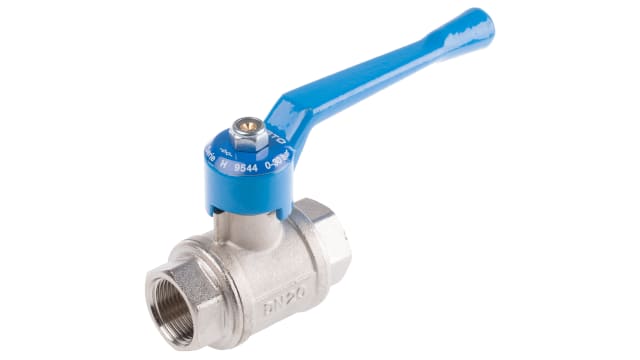 Festo Brass 2 Way, Ball Valve, Threaded, G 3/4in, 20mm, -0.95 → 30bar Operating Pressure | QH-3/4