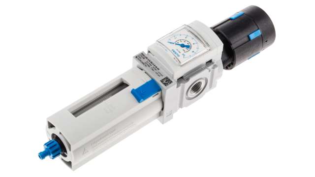 Festo MS4 Filter Regulator, 40 μm, 1/4 in, Manual, 14 bar, 529148 | MS4-LFR-1/4-D6-ERM-AS
