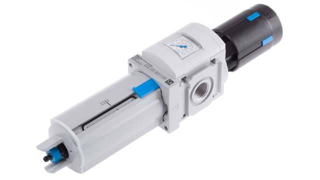 Festo MS6 Filter Regulator, 40 μm, 1/2 in, Automatic, 12 bar, 529194 | MS6-LFR-1/2-D7-EUV-AS