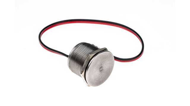 Bulgin Piezo Switch, Momentary, IP68, IP69K Wire, 1 A 24 V dc, 85 °C, -40 °C Grey | MPZ022/F