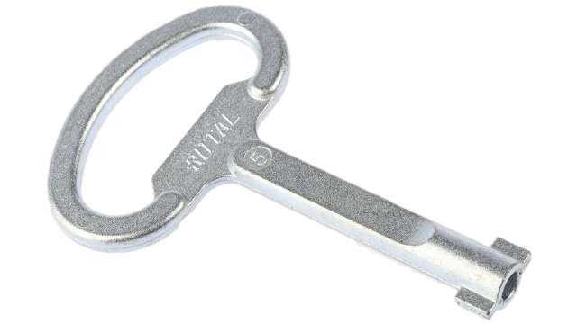 Rittal Double Bit Key with No 5 barrel For Use With Double-bit Key Lock no. 5 | 2531000