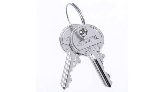 Rittal SZ Series Key with 3524E barrel For Use With Security Lock 3524 E | 2532000
