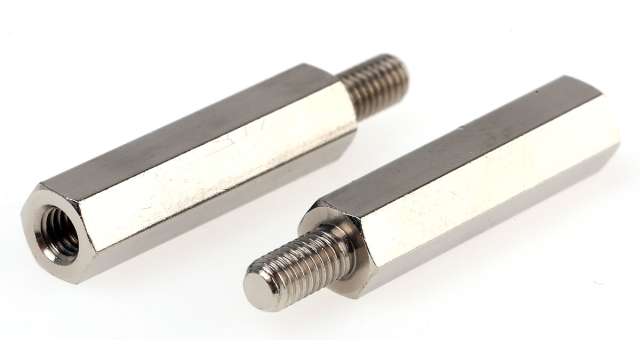 HARWIN Standoff, 20 mm Body, 6 mm Body, Brass | R30-3002002