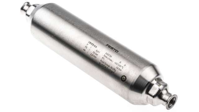 Festo Air Reservoir 400 ml, G 1/4, CRVZS Series, 16bar | CRVZS-0.4