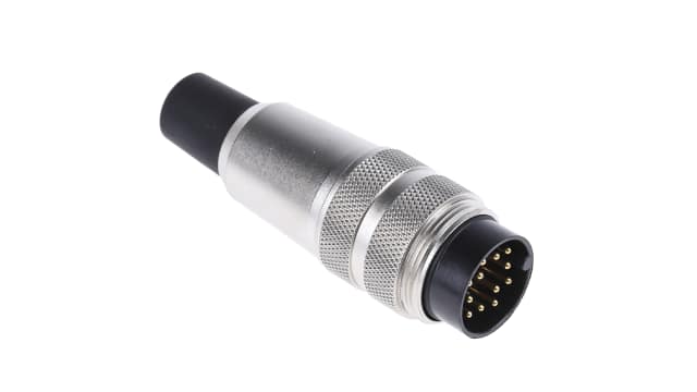 binder Circular Connector, 12 Contacts, Cable, M16 Connector, Plug, Male, IP40, 680 Series | 09-0329-02-12