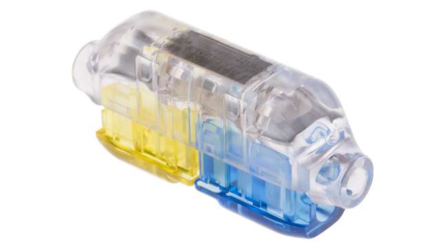 TE Connectivity, 221 In Line Splice Connector, Clear, Insulated, Tin 12 AWG | 2213600-1